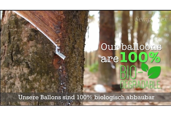 Ballonnendecoraties: 100%biologisch afbreekbaar